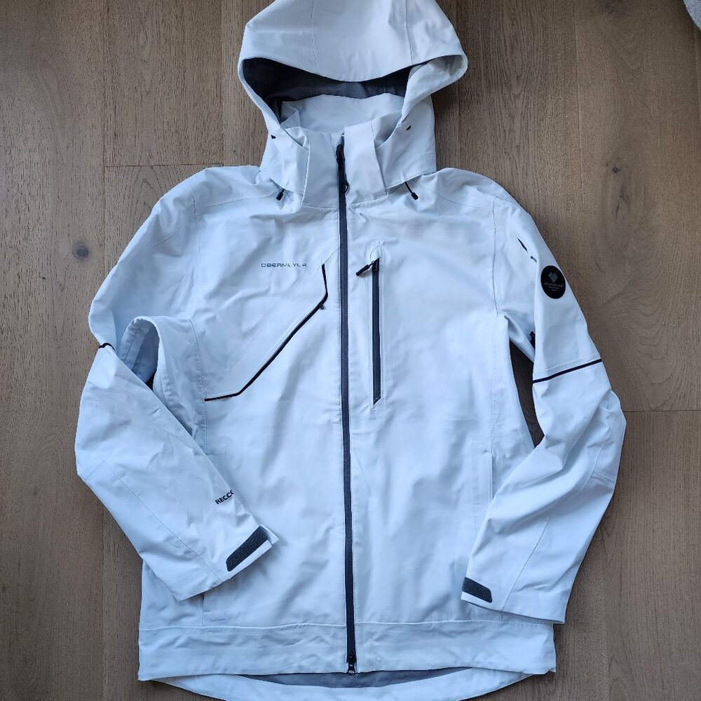 Men's white Obermeyer ski jacket size L